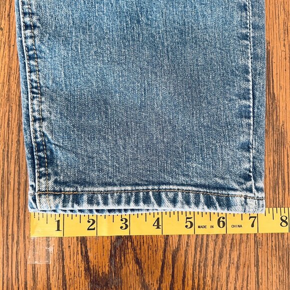 H.M. Women's Denim Ankle Jeans Size 14 Vintage Slim High Waist Stretch Blue NWT - Picture 12 of 12